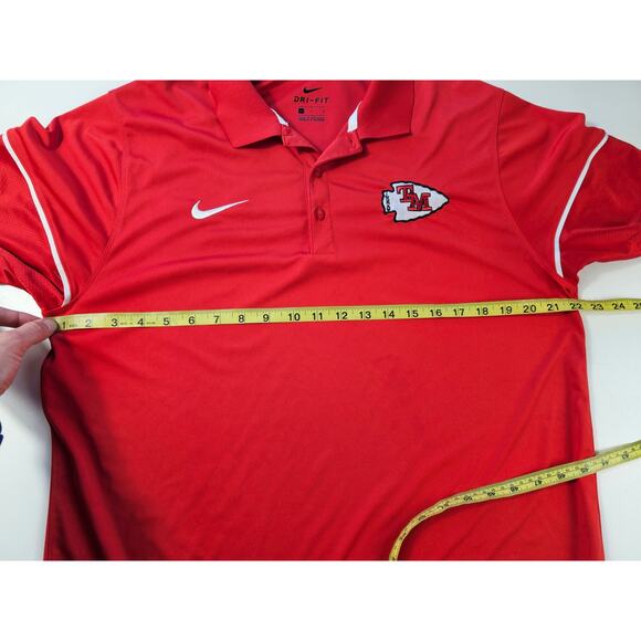 Nike dri fit polo Ingram Texas Tom Moore embroidered game day shirt men's L - Picture 5 of 6